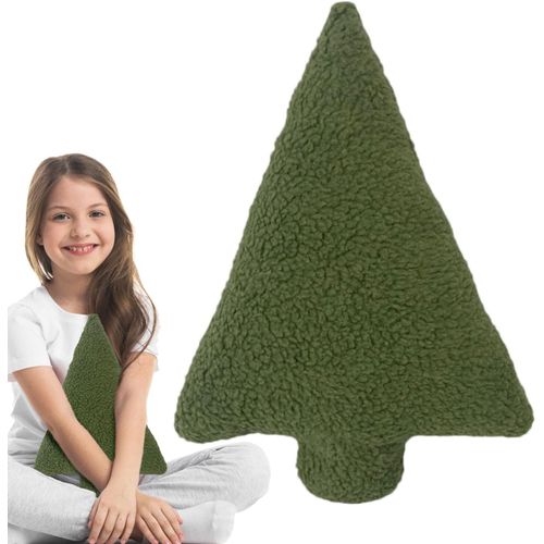Coussins Doux Pour Arbre De Noël ? Triangulaire, Jouets En Peluche En Forme D'arbre De Noël, Coussins De Fête De Noël Pour Canapé, Salon, Chambre À Coucher