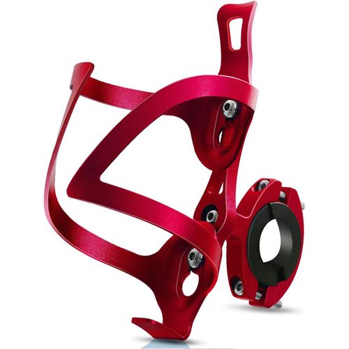 Porte-Gobelet De Vélo, Porte-Bouteille De Vélo 2 En 1, Porte-Bouteille D'eau En Alliage D'aluminium, Porte-Gobelet Universel Pivotant Pour Vélo, Moto, Vtt, Bateau, Rouleau, Fauteuil Roulant, Poussette