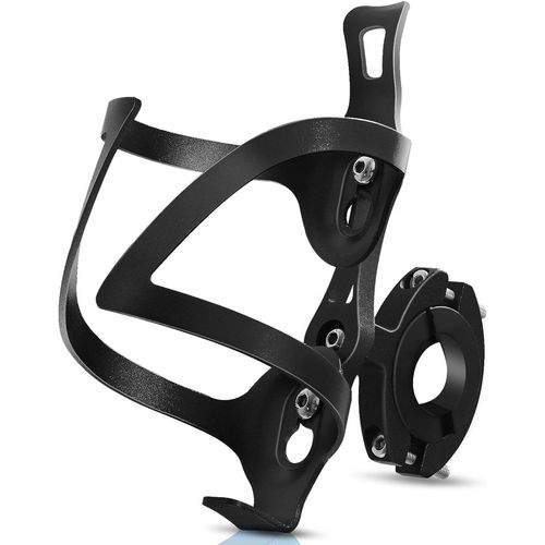Porte-Gobelet De Vélo, Porte-Bouteille De Vélo 2 En 1, Porte-Bouteille D'eau En Alliage D'aluminium, Porte-Gobelet Universel Pivotant Pour Vélo, Moto, Vtt, Bateau, Rouleau, Fauteuil Roulant, Poussette