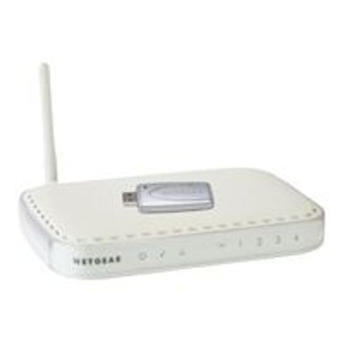 NETGEAR DGB111G - Starter Kit - routeur sans fil - modem ADSL - commutateur 4 ports - 802.11b/g - 2,4 Ghz