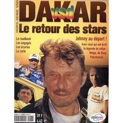 Vsd Hors-Série N° 1011 : Dakar Le Retour Des Stars / Johnny Au Depart !