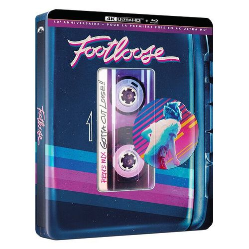 Footloose - 4k Ultra Hd + Blu-Ray - Édition Boîtier Steelbook 40ème Anniversaire