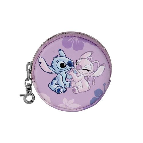Lilo et Stitch Stitch & Angel Porte-monnaie Cookie, Rose