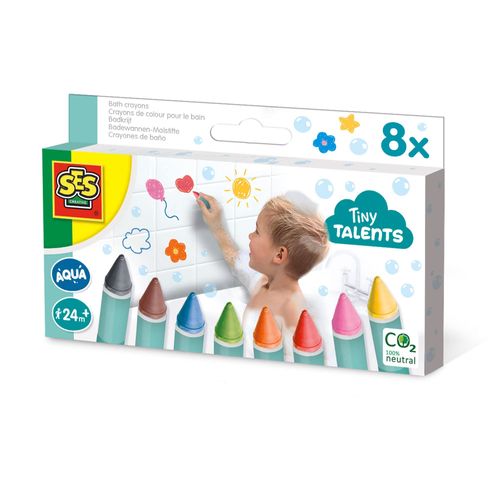 Crayons De Couleur Pour Le Bain - 8 Couleurs