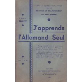 J Apprends L Allemand Seul Tome 5