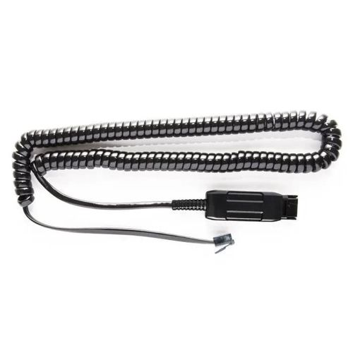 V7 BL-08+P - Câble pour casque micro - RJ-9 mâle pour Déconnexion rapide - 2 m - noir