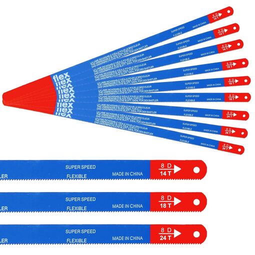 30 lames de rechange de scie à métaux, lames de scie à métaux avec ...