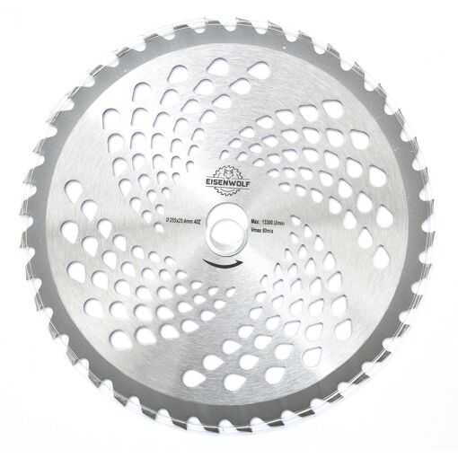 255x25,4 mm lame de scie pour scies circulaires et débroussailleuse...