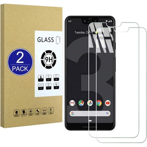 KAL-Pièces Verre Trempé Compatible Avec Google Pixel 3A,[Ultra Résistant,Sans Bulles, Facile À Installer] Film Protecteur D'Écran Pour Google Pixel 3A