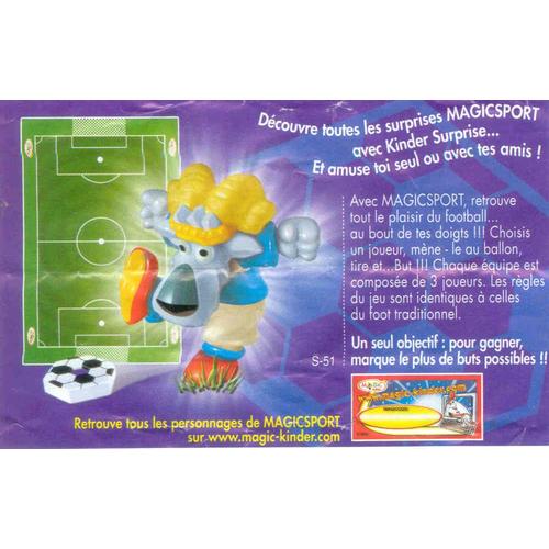 Kinder - Série : Magicsport (2006) - Mpg S-51 / Mpg S51 : Equipe Bleue - Bélier