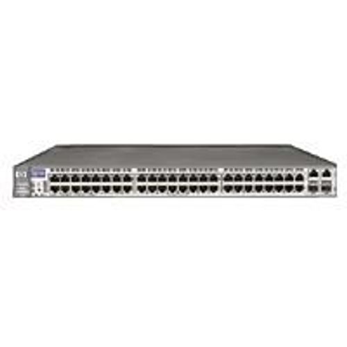 HP ProCurve Switch 2650 - Commutateur - 48 ports - EN, Fast EN - 10Base-T, 100Base-TX + 2x10/100/1000Base-T + 2 x SFP (vide) - 1U - montable sur rack - empilable
