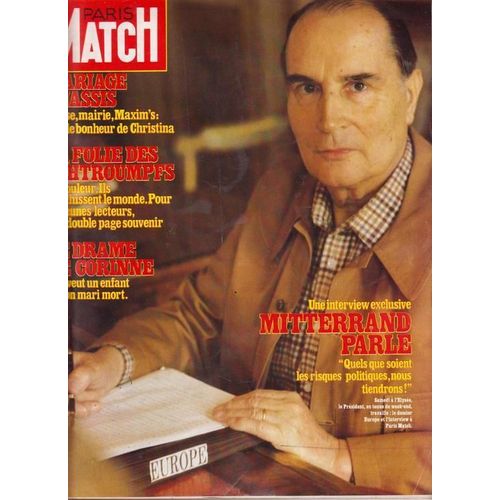 Paris Match N°1818 Du 30-03-1984