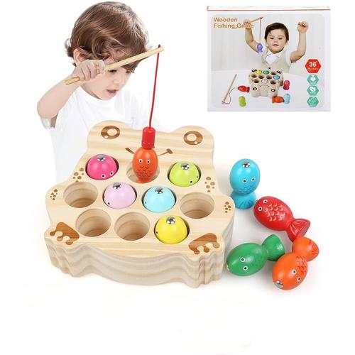 Jeux Montessori 2 Ans Jouets en Bois Jeu de peche Jeu de Peche Magnetique Enfant Educatif Jouet Cadeau Garcon Fille 2 5 Ans Grenouille Rakuten