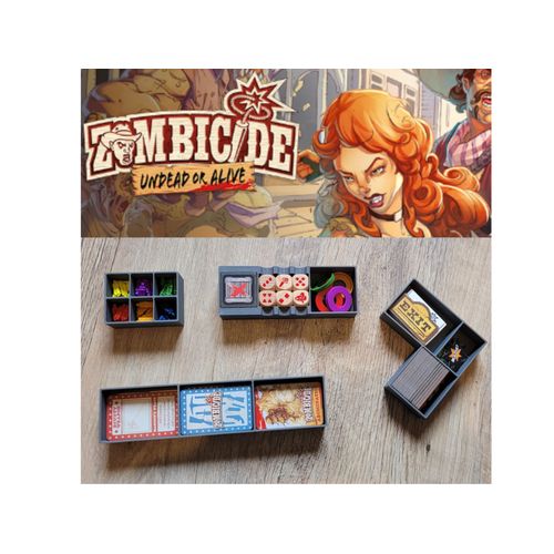 Rangement Insert Organiseur Pour Le Jeu Zombicide Undead Or Alive