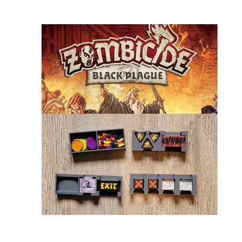 Rangement Insert Organiseur Pour Le Jeu Zombicide Black Plague