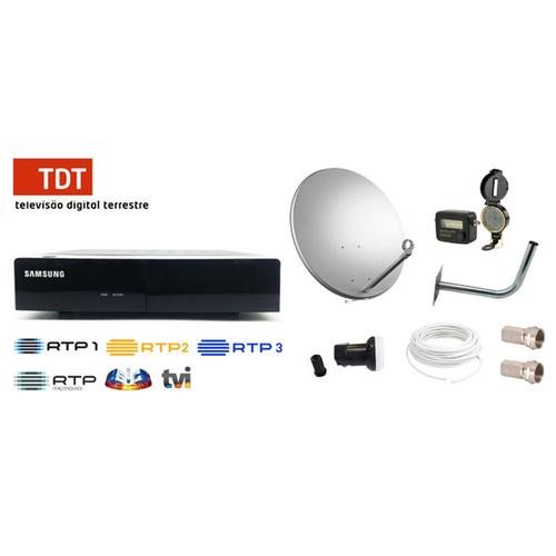 Kit complet TDT SAT pour la réception des chaines portugaises par satellite