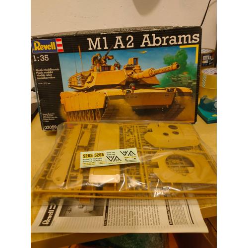 Maquette Char Revell 1/35 : M1 A2 Abrams-Revell