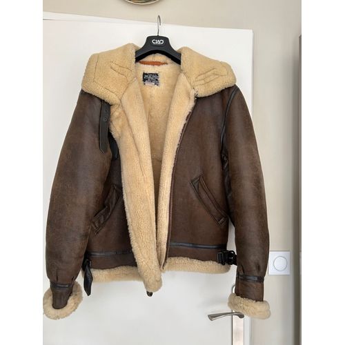Blouson Aviateur Avirex En Peau De Mouton