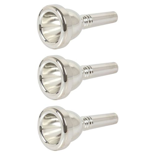 3x 12c Bec De Trombone Alto D'argent Nouveau