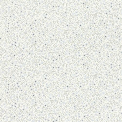 Papier peint vinyle intissé enfant bambino motif fleurs bleu Rasch L.10m x l.53 cm
