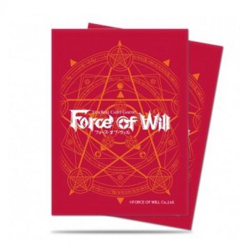 Force Of Will - Ultra Pro - Protèges Cartes Standard - Par 65 - Card Back - Red