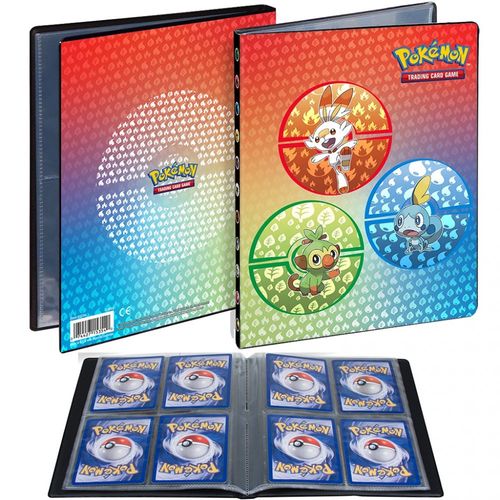 Portfolio Pokémon - Ultra Pro - Flambino, Ouistempo Et Larméléon - A5 - 4 Cases