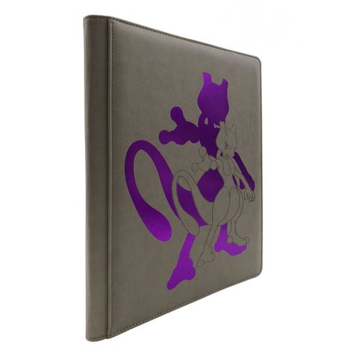 Portfolio Pokémon - Premium Pro-Binder - Simili Cuir Mewtwo - 360 Cases (20 Pages De 18)