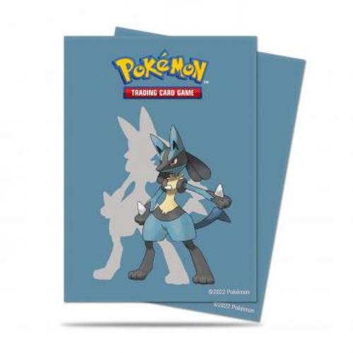 Protèges Cartes Standard Pokémon - Ultra Pro Sleeves Lucario Par 65