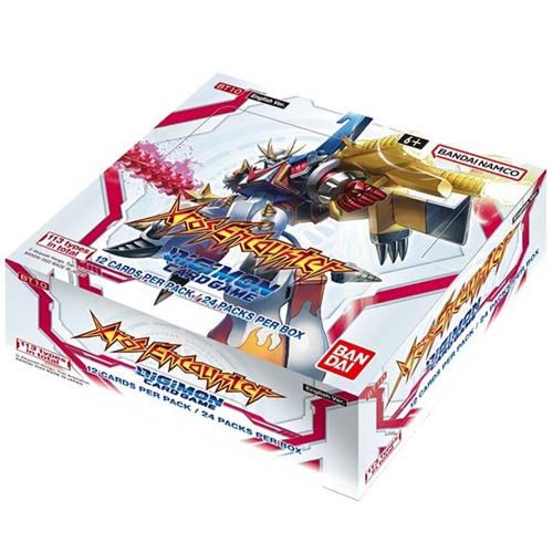 Digimon Card Game - Boite De Boosters Anglais - Boite De 24 Boosters - Bt10 - Xross Encounter