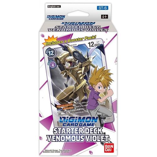 Digimon Card Game - Deck De Demarrage - Venomous Violet (Cresgarurumon)