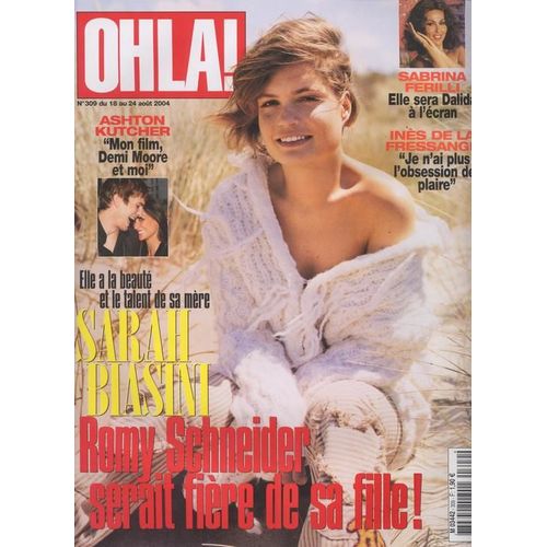 Oh La / 18-08-2004  N° 309 : Sarah Biasini (6p) - Ashton Kutcher (3p) - May Kate Et Ashley Olsen (3p) - Eva Herzigova (2p)
