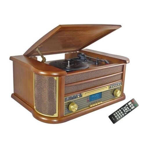 INOVALLEY RETRO29-E Chaîne Hifi vinyle style ré