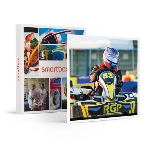 2 Sessions De Kart Pour 2 Personnes Près De Paris - Smartbox - Coffret Cadeau Sport & Aventure