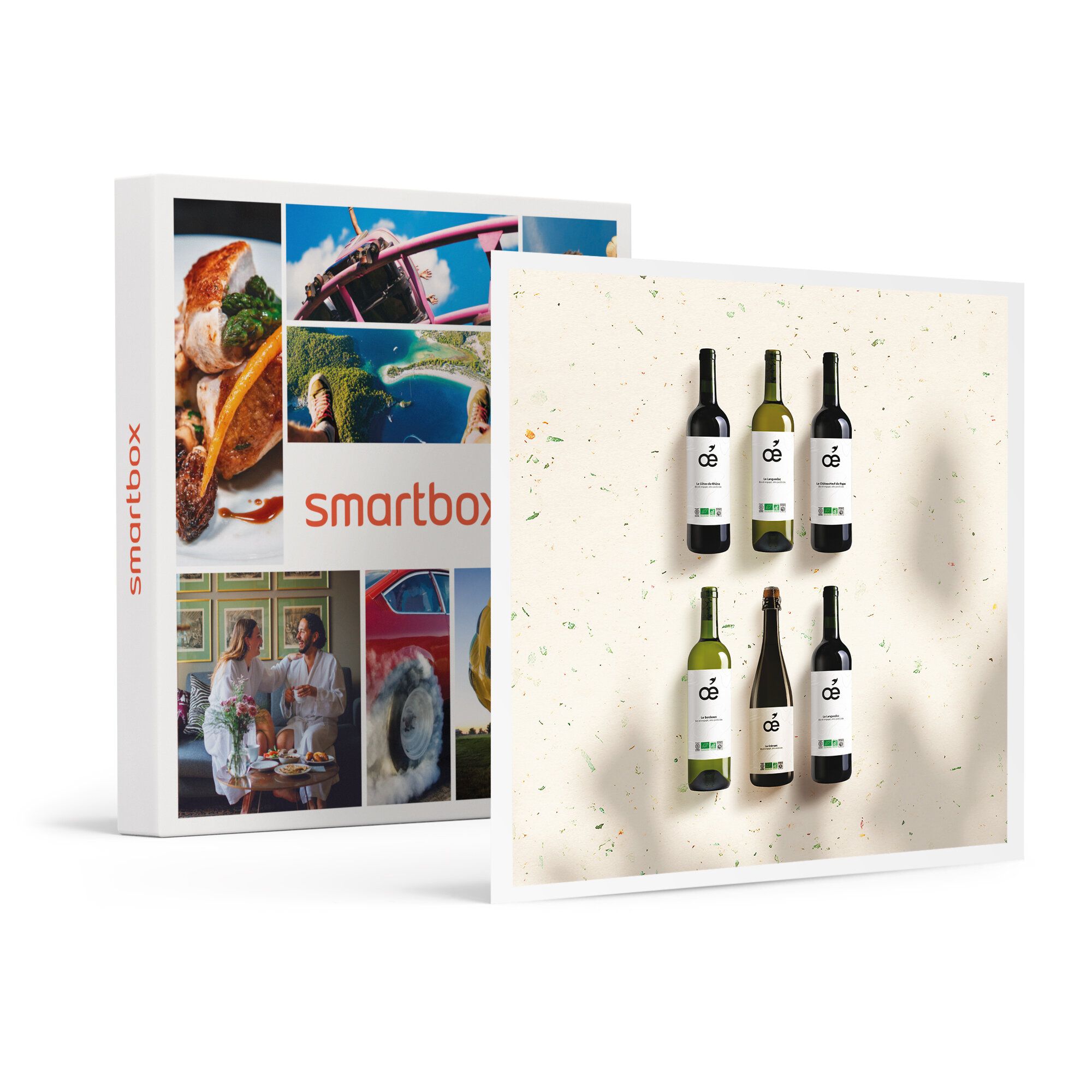 Coffret De 6 Bouteilles De Vin Bio Livrées À Domicile - Smartbox - Coffret Cadeau Gastronomie