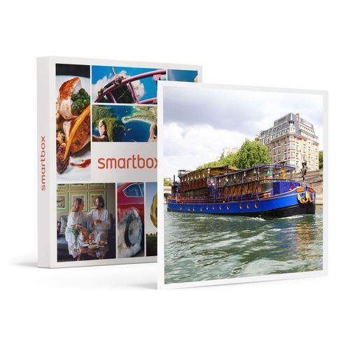 Croisière De 2h Sur La Seine Avec Déjeuner Gastronomique Et Bouteille De Vin - Smartbox - Coffret Cadeau Gastronomie