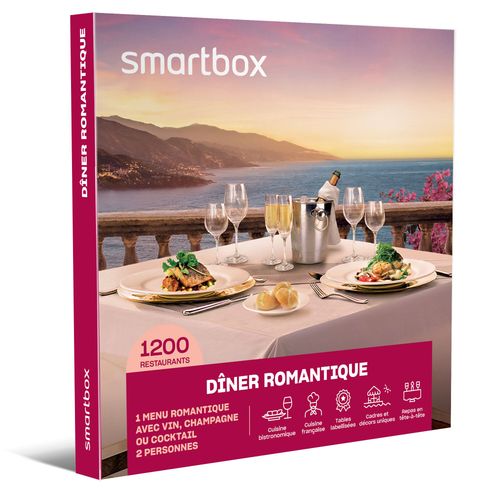 Dîner Romantique Smartbox Coffret Cadeau Gastronomie
