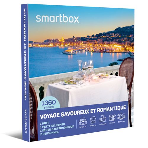 Voyage Savoureux Et Romantique Smartbox Coffret Cadeau Séjour