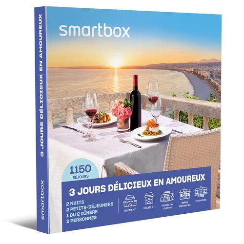 3 Jours Délicieux En Amoureux Smartbox Coffret Cadeau Séjour