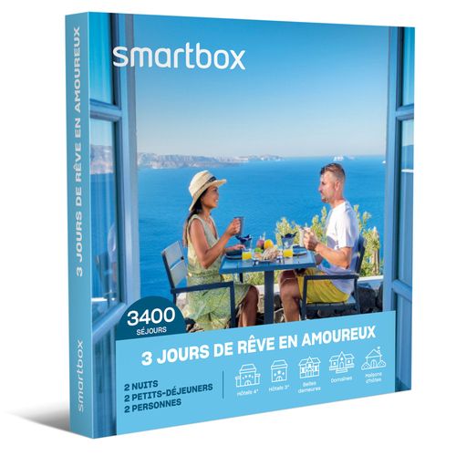 3 Jours De Rêve En Amoureux Smartbox Coffret Cadeau Séjour