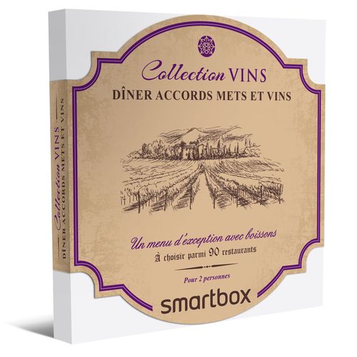 Dîner Accords Mets Et Vins Smartbox Coffret Cadeau Gastronomie