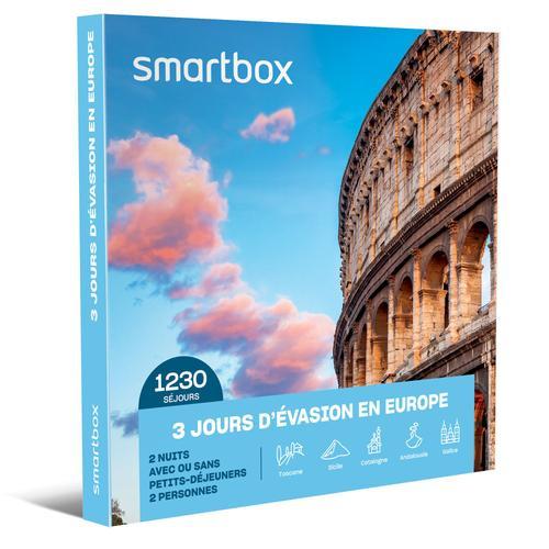 Smartbox - 3 Jours D'évasion En Europe - Coffret Cadeau Séjour