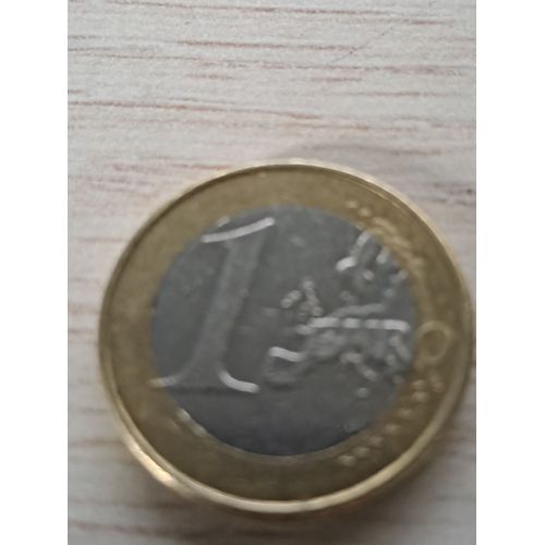 Pièce 1 Euros Espagne 2011 Frappe Ratée Sans Les Îles Canaris