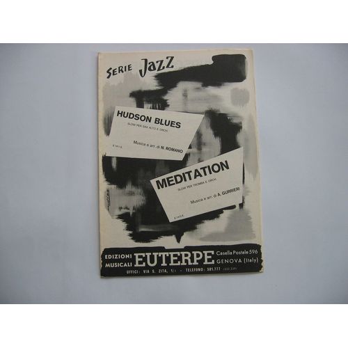 Série Jazz Hudson Blues /Méditation /Favolosi/Collège