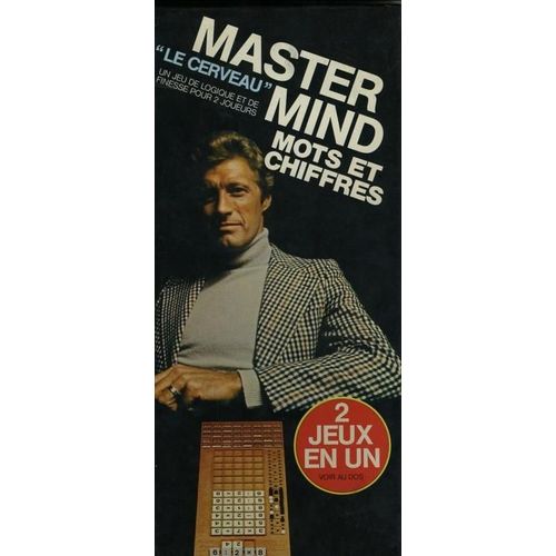 Mastermind Master Mind "Le Cerveau" Mots Et Chiffres - Jeu De Société Lettres Et Nombres Jeux De Réflexion De Collection - Version Spéciale