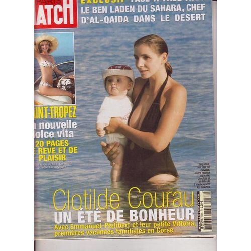 Paris Match N° 2881 : Clotilde Courau : Un Ete De Bonheur