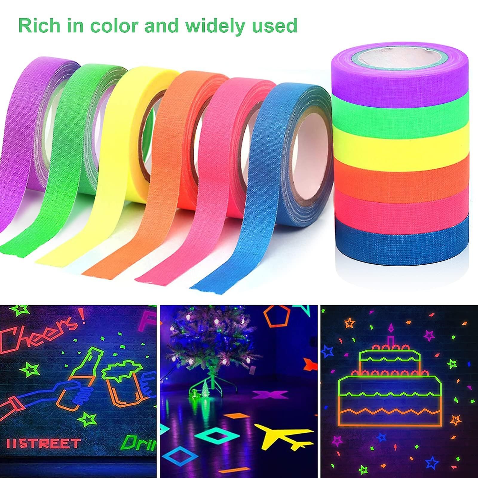 6 Rouleaux De Ruban Adhsif Non, 6 Couleurs, Ensemble De Ru... - 2