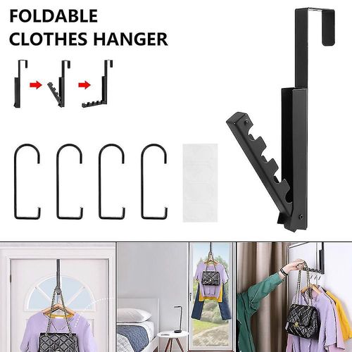 Support de séchage de linge rétractable, mural, pliable, pour porte-manteau d'intérieur, crochet de suspension