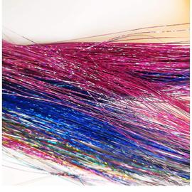 Mèches colorées arc-en-ciel scintillantes,accessoires de coiffure