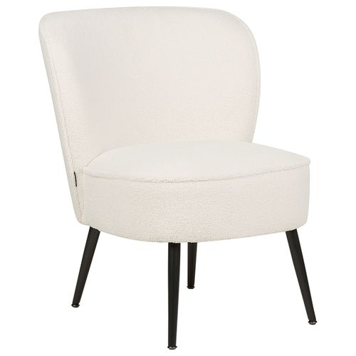 Fauteuil Voss Bouclé Blanc