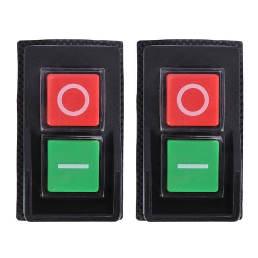 Interrupteur à Bouton-poussoir Magnétique étanche KJD17 - 5 Broches, 220-240V, IP55 Pour Sécurité Machines